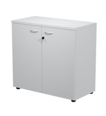 Armadio modulare - ante battenti - 90 x 44 x 85 cm - grigio