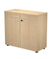 Armadio modulare - basso a 2 ante battenti - 90 x 44 x 85 cm - rovere