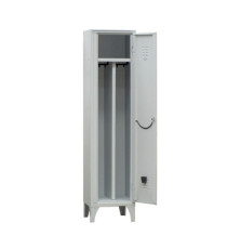 Armadio spogliatoio in metallo - 1 vano - con divisorio - 40 x 50 x 180 cm - grigio - Fasma Armadio spogliatoio in metallo - 1 vano - con divisorio - 40 x 50 x 180 cm - grigio - Fasma