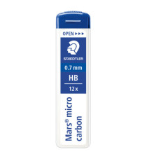 Astuccio 12 Mine Mars Micro - mina 0,7mm - gradazione HB - Staedtler - conf. 12 astucci Astuccio 12 Mine Mars Micro - mina 0,7mm - gradazione HB - Staedtler - conf. 12 astucci