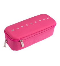 Astuccio 2 zip Monocromo -  21 x 5 x 9 cm - silicone/poliestere - colori assortiti - Pigna