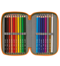 Astuccio 3 zip - 13 x 20 x 7,5 cm - colori e fantasie assortiti - Carioca Astuccio 3 zip - 13 x 20 x 7,5 cm - colori e fantasie assortiti - Carioca