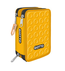 Astuccio 3 zip collezione Stilnovo - 19,5 x 7,5 x 12,9 cm - PL- colori neon assortiti - Giotto Astuccio 3 zip collezione Stilnovo - 19,5 x 7,5 x 12,9 cm - PL- colori neon assortiti - Giotto