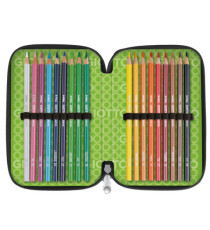 Astuccio 3 zip collezione Stilnovo - 19,5 x 7,5 x 12,9 cm - PL- colori neon assortiti - Giotto Astuccio 3 zip collezione Stilnovo - 19,5 x 7,5 x 12,9 cm - PL- colori neon assortiti - Giotto