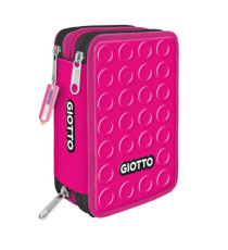 Astuccio 3 zip collezione Stilnovo - 19,5 x 7,5 x 12,9 cm - PL- colori neon assortiti - Giotto Astuccio 3 zip collezione Stilnovo - 19,5 x 7,5 x 12,9 cm - PL- colori neon assortiti - Giotto