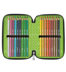 Astuccio 3 zip collezione Stilnovo - 19,5 x 7,5 x 12,9 cm - PL- colori neon assortiti - Giotto Astuccio 3 zip collezione Stilnovo - 19,5 x 7,5 x 12,9 cm - PL- colori neon assortiti - Giotto