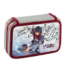 Astuccio 3 Zip Manga - 13 x 20 x 7,5 cm - fantasie assortite - Favorit Astuccio 3 Zip Manga - 13 x 20 x 7,5 cm - fantasie assortite - Favorit