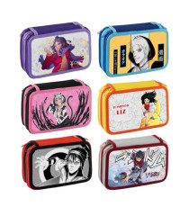 Astuccio 3 Zip Manga - 13 x 20 x 7,5 cm - fantasie assortite - Favorit Astuccio 3 Zip Manga - 13 x 20 x 7,5 cm - fantasie assortite - Favorit