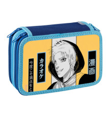 Astuccio 3 Zip Manga - 13 x 20 x 7,5 cm - fantasie assortite - Favorit Astuccio 3 Zip Manga - 13 x 20 x 7,5 cm - fantasie assortite - Favorit