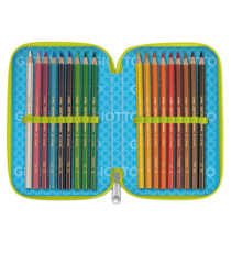 Astuccio 3 zip Young Street collection - 19,5 x 7,5 x 12,9 cm - PL - fantasie assortite - Giotto Astuccio 3 zip Young Street collection - 19,5 x 7,5 x 12,9 cm - PL - fantasie assortite - Giotto