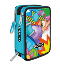 Astuccio 3 zip Young Street collection - 19,5 x 7,5 x 12,9 cm - PL - fantasie assortite - Giotto Astuccio 3 zip Young Street collection - 19,5 x 7,5 x 12,9 cm - PL - fantasie assortite - Giotto