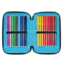 Astuccio 3 zip Young Street collection - 19,5 x 7,5 x 12,9 cm - PL - fantasie assortite - Giotto Astuccio 3 zip Young Street collection - 19,5 x 7,5 x 12,9 cm - PL - fantasie assortite - Giotto