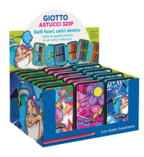 Astuccio 3 zip Young Street collection - 19,5 x 7,5 x 12,9 cm - PL - fantasie assortite - Giotto Astuccio 3 zip Young Street collection - 19,5 x 7,5 x 12,9 cm - PL - fantasie assortite - Giotto