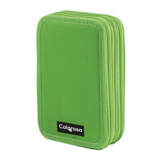 Astuccio Colors 3 zip - 13 x 20 x 7,5 cm - tessuto - colori assortiti - Colorosa
