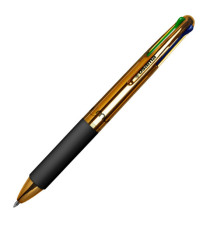 Astuccio penne a sfera Chrome - punta 1,00 mm - 4 colori  - Osama - conf. 6 pezzi Astuccio penne a sfera Chrome - punta 1,00 mm - 4 colori  - Osama - conf. 6 pezzi