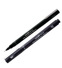 Astuccio Pin fineliner - nero - 14 gradazioni - Uni Mitsubishi - conf. 14 pezzi Astuccio Pin fineliner - nero - 14 gradazioni - Uni Mitsubishi - conf. 14 pezzi