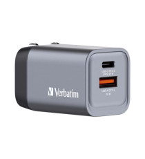 Adattatore da viaggio GNC-35 - 1x USB-C PD 35W, 1x USB-A QC 3.0 35W - Verbatim - 32200 Adattatore da viaggio GNC-35 - 1x USB-C PD 35W, 1x USB-A QC 3.0 35W - Verbatim - 32200