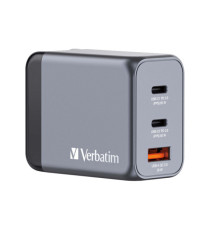 Adattatore da viaggio GNC-65 - 2x USB-C PD 65W, 1x USB-A QC 3.0 65W - Verbatim - 32201 Adattatore da viaggio GNC-65 - 2x USB-C PD 65W, 1x USB-A QC 3.0 65W - Verbatim - 32201