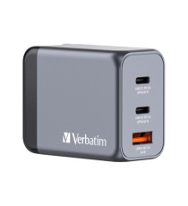 Adattatore da viaggio GNC-65 - 2x USB-C PD 65W, 1x USB-A QC 3.0 65W - Verbatim - 32201 Adattatore da viaggio GNC-65 - 2x USB-C PD 65W, 1x USB-A QC 3.0 65W - Verbatim - 32201