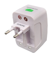 Adattatore da viaggio universale - bianco - MKC Melchioni