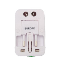 Adattatore da viaggio universale - bianco - MKC Melchioni