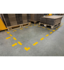 Adesivo da terra - freccia - 10 x 20 cm - Durable - conf. 10 pezzi