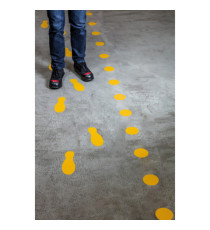 Adesivo da terra - orme - 9 x 24 cm - Durable - conf. 5 paia