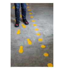 Adesivo da terra - punto- diametro 10 cm - Durable - conf. 10 pezzi