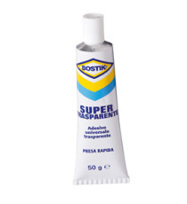 Adesivo Supertrasparente - universale - 50 gr - trasparente - Bostik Adesivo Supertrasparente - universale - 50 gr - trasparente - Bostik