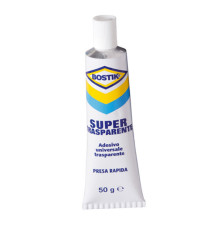 Adesivo Supertrasparente - universale - 50 gr - trasparente - Bostik Adesivo Supertrasparente - universale - 50 gr - trasparente - Bostik