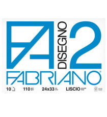 Album F2 -24x33cm - 10 fogli - 110gr - liscio - punto metallico - Fabriano Album F2 -24x33cm - 10 fogli - 110gr - liscio - punto metallico - Fabriano