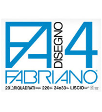 Album F4 - 24x33cm - 220gr - 20 fogli - liscio - squadrato - Fabriano Album F4 - 24x33cm - 220gr - 20 fogli - liscio - squadrato - Fabriano