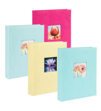 Album portafoto personalizzabile - assortiti - 24 x 31cm - 30fg - fogli in cartoncino con velina - Lebez Album portafoto personalizzabile - assortiti - 24 x 31cm - 30fg - fogli in cartoncino con velina - Lebez