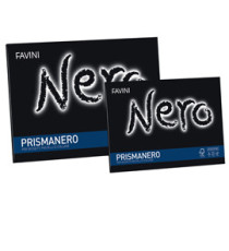 Album Prismanero - 24x33cm - 10 fogli - 128gr - monoruvido - Favini Album Prismanero - 24x33cm - 10 fogli - 128gr - monoruvido - Favini