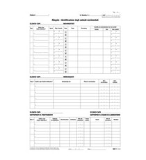 Allegato identificazione animali Snap E9849 - 25 x 4 - copie autoricaricanti - 29,7 x 21cm - Edipro Allegato identificazione animali Snap E9849 - 25 x 4 - copie autoricaricanti - 29,7 x 21cm - Edipro