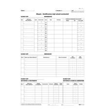 Allegato identificazione animali Snap E9849 - 25 x 4 - copie autoricaricanti - 29,7 x 21cm - Edipro Allegato identificazione animali Snap E9849 - 25 x 4 - copie autoricaricanti - 29,7 x 21cm - Edipro