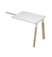 Allungo scrivanie Woody Superior - 80 x 60 x 72,5 cm - piano bianco Allungo scrivanie Woody Superior - 80 x 60 x 72,5 cm - piano bianco