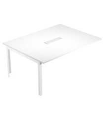 Allungo tavolo riunione Woody - 160 x 120 x 72,5 cm - piano bianco Allungo tavolo riunione Woody - 160 x 120 x 72,5 cm - piano bianco