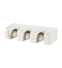Appendi scope/attrezzi - 9,2x2,7x6,6 cm - 3 posti - Perfetto