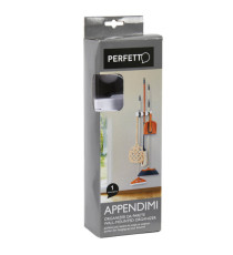 Appendi scope/attrezzi - 9,2x2,7x6,6 cm - 3 posti - Perfetto