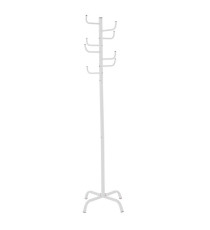 Appendiabiti - 8 posti - 175 cm - acciaio - bianco - King Collection Appendiabiti - 8 posti - 175 cm - acciaio - bianco - King Collection