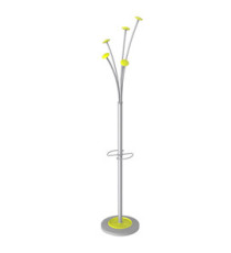 Appendiabiti - con portaombrelli - 5 posti - 187 cm - grigio/verde - Alba Appendiabiti - con portaombrelli - 5 posti - 187 cm - grigio/verde - Alba