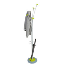 Appendiabiti - con portaombrelli - 5 posti - 187 cm - grigio/verde - Alba Appendiabiti - con portaombrelli - 5 posti - 187 cm - grigio/verde - Alba