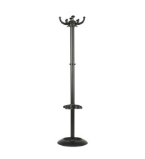 Appendiabiti Jolly - con portaombrelli - 8 posti - 168 x 40 cm - nero - Unisit Appendiabiti Jolly - con portaombrelli - 8 posti - 168 x 40 cm - nero - Unisit