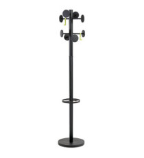 Appendiabiti Stand3 - 8 posti - 175 x 37 cm - nero - Alba Appendiabiti Stand3 - 8 posti - 175 x 37 cm - nero - Alba
