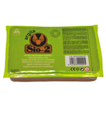 Argilla naturale 100% - panetto 1,5 kg - rosso - Cwr Argilla naturale 100% - panetto 1,5 kg - rosso - Cwr