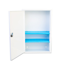 Armadietto di pronto soccorso 102/M - 46x30x14 cm - metallo - oltre 3 persone - bianco - PVS
