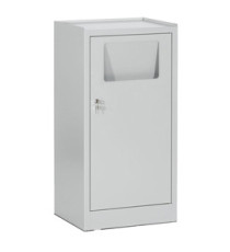 Armadietto portabiancheria - con sacco - 50 x 40 x 100 cm - grigio - Tecnotelai Armadietto portabiancheria - con sacco - 50 x 40 x 100 cm - grigio - Tecnotelai