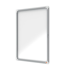 Bacheca per esterni - fondo magnetico bianco - 9 fogli A4 - verticale - Nobo Bacheca per esterni - fondo magnetico bianco - 9 fogli A4 - verticale - Nobo