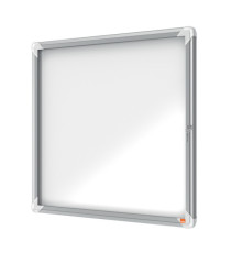 Bacheca per interni - fondo magnetico bianco - 6 fogli A4 - orizzontale - Nobo